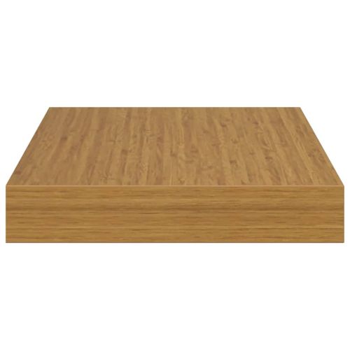 Стенен рафт Монтиране на стена 2 бр. Бежово 23 x 23,5 x 3,8 cm