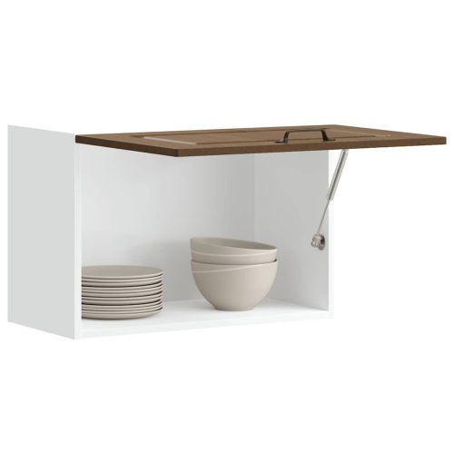 Кухненски стенен шкаф, Kalmar, кафяв дъб, инженерно дърво