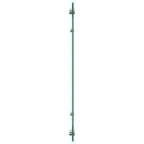 Кухненски заден панел 2 pcs Тъмен сив 110 x 40 cm