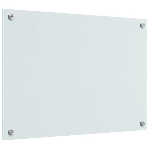 Кухненски гръб 2 pcs Бяло 70 x 50 cm закалено стъкло