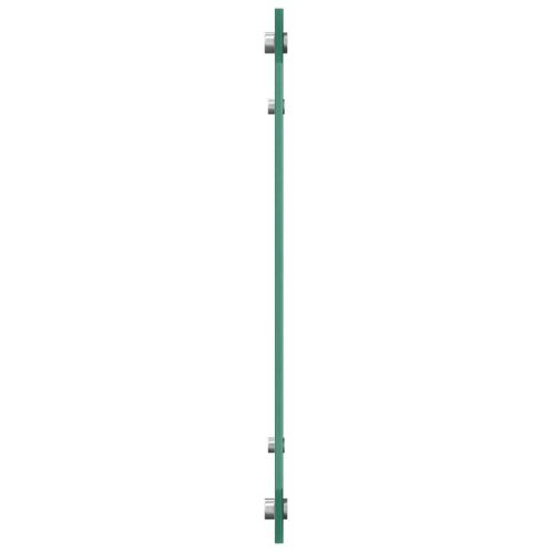 Кухненски гръб 2 pcs Бяло 70 x 50 cm закалено стъкло