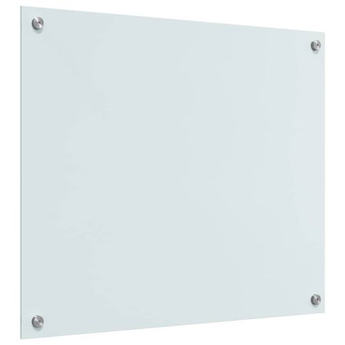 Кухненски гръб 2 pcs Бяло 70 x 60 cm закалено стъкло