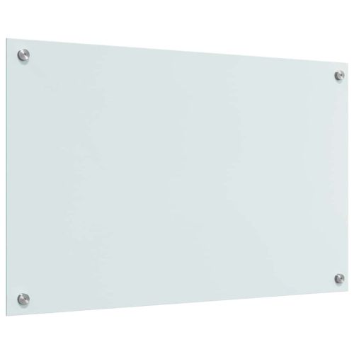 Кухненски гръб 2 pcs Бяло 80 x 50 cm закалено стъкло