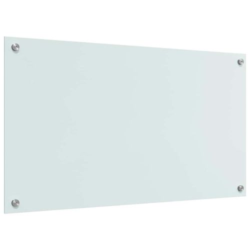 Кухненски гръб 2 pcs Бяло 90 x 50 cm закалено стъкло