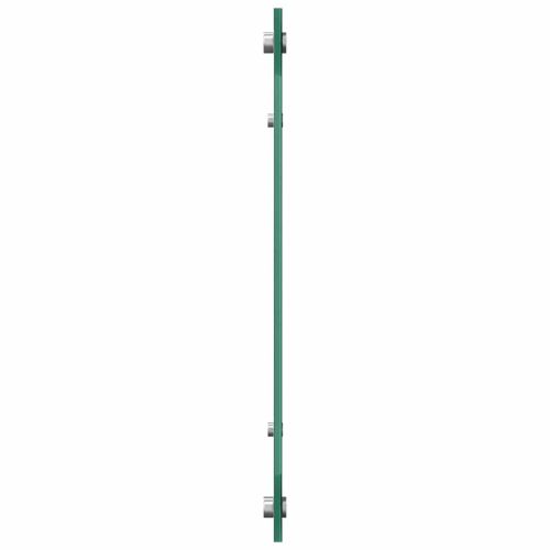 Кухненски гръб 2 pcs Бяло 90 x 50 cm закалено стъкло