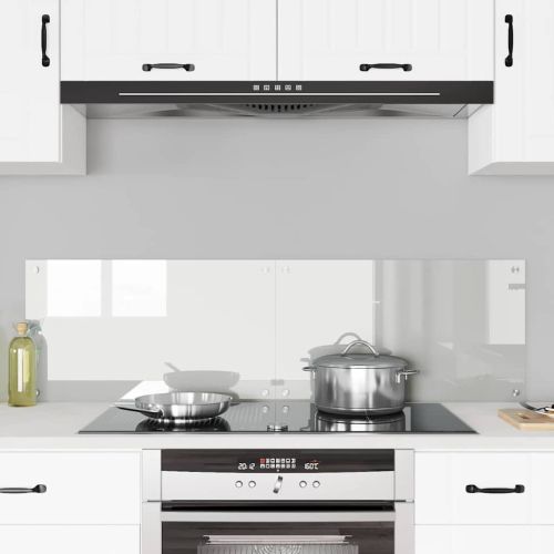 Кухненски гръб 2 pcs Прозрачен 70 x 40 cm закалено стъкло