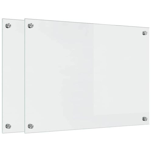 Кухненски заден панел 2 pcs Прозрачен 70 x 50 cm