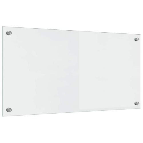 Кухненски гръб 2 pcs Прозрачен 80 x 40 cm закалено стъкло