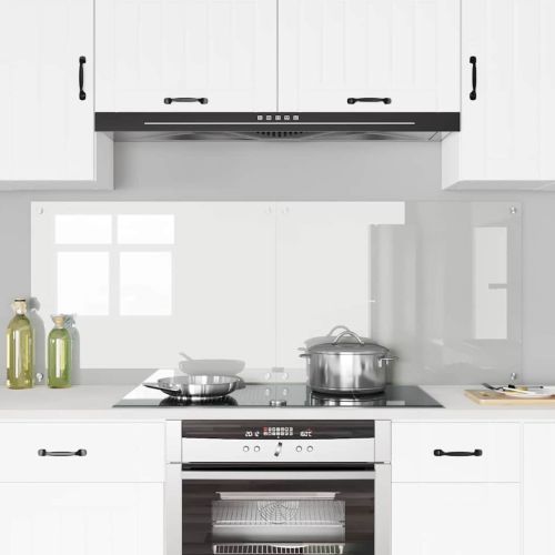 Кухненски гръб 2 pcs Прозрачен 80 x 60 cm закалено стъкло