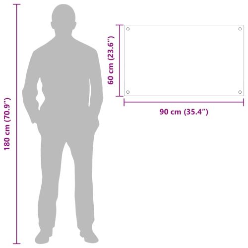 Кухненски гръб 2 pcs Прозрачен 90 x 60 cm закалено стъкло