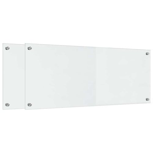 Кухненски заден панел 2 pcs Прозрачен 100 x 40 cm