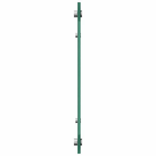 Кухненски гръб 2 pcs Прозрачен 100 x 40 cm закалено стъкло