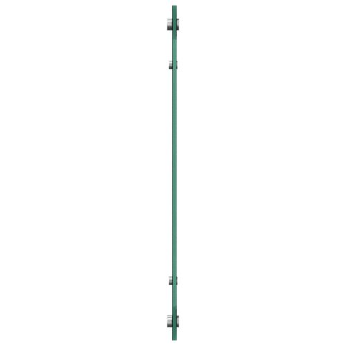 Кухненски гръб 2 pcs Черно 70 x 60 cm закалено стъкло