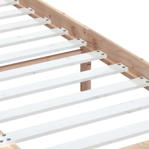 Рамка за легло, бор масив, 140x190 см