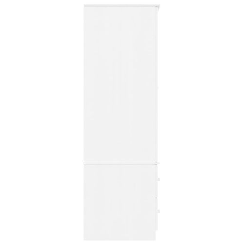 Гардероб ALTA, бял, 90x55x170 см, бор масив