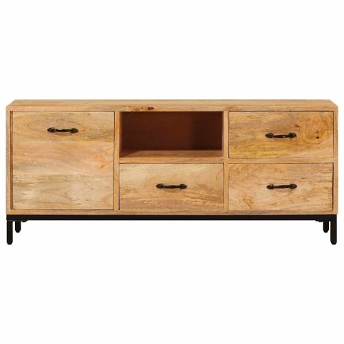 Телевизорни стойки с чекмедже Кафяво 110 x 30 x 46 см