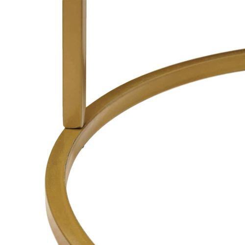 Nesting маси за кафе 2 pcs Масивно мангово дърво и стомана