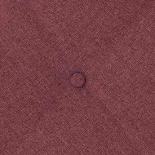 Възглавница за гръб Виненочервен 160 x 19 x 50 см текстил