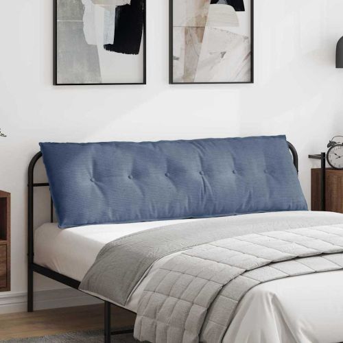 Възглавница за гръб Синьо 160 x 50 cm Кордюрова тъкан