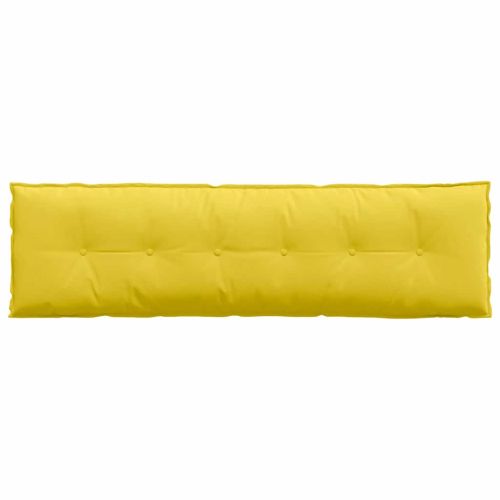 Възглавница за гръб Светло жълто 180 x 19 x 50 см текстил