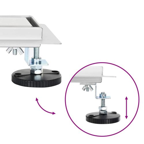 Душ канал 2-в-1 с 360° сифони Сребрист 54 x 11 x 9,5 см