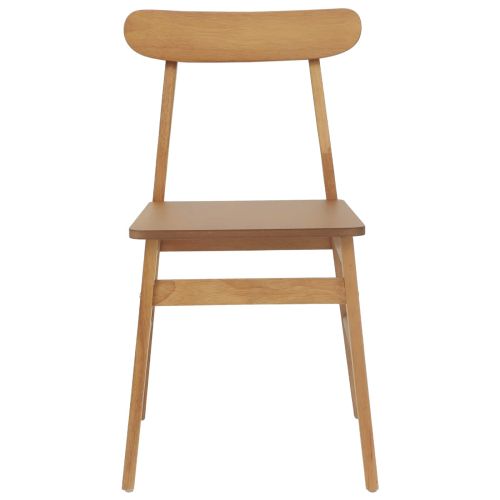 Трапезен стол 2 pcs Естествен 43 x 44,5 x 77 см