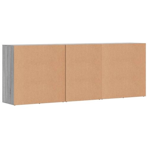 Сайдборди, 3 бр, сив сонома, инженерно дърво