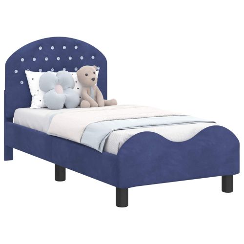 Легло за малко с главна дъска Полицейско синьо 70 x 140 cm