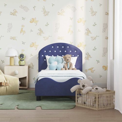 Легло за малко с главна дъска Полицейско синьо 70 x 140 cm