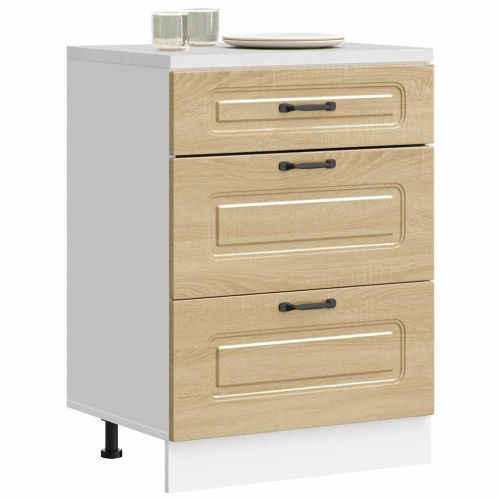 Кухненски шкаф, "Kalmar", дъб сонома, инженерно дърво