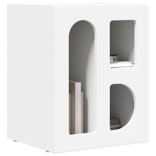 Нощно шкафче 2 pcs Бяло 40 x 35 x 50 см Инженерно дърво