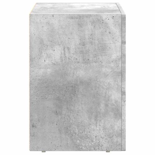 Нощно шкафче ELST 2 бр. Циментено сиво 40 x 35 x 50 см