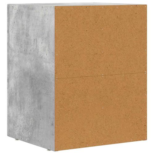 Нощно шкафче ELST 2 бр. Циментено сиво 40 x 35 x 50 см