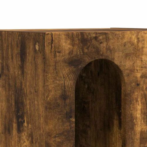 Нощно шкафче 2 pcs Димян дъб 40 x 35 x 50 см Инженерно дърво