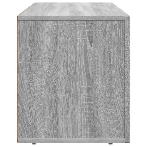 ТВ шкаф ELST 100 x 35 x 40 см Сив Сонома Инженерно дърво