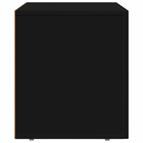 ТВ шкаф Черно 60 x 35 x 40 см Инженерно дърво