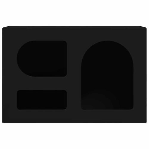 ТВ шкаф Черно 60 x 35 x 40 см Инженерно дърво