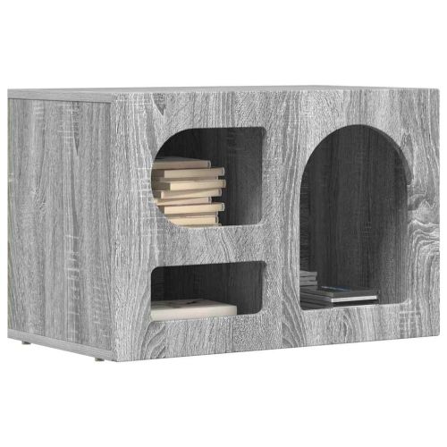 ТВ шкаф ELST 60 x 35 x 40 см Сив Сонома Инженерно дърво