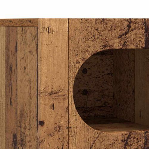 ТВ шкаф ELST 60 x 35 x 40 см Старо дърво Инженерно дърво
