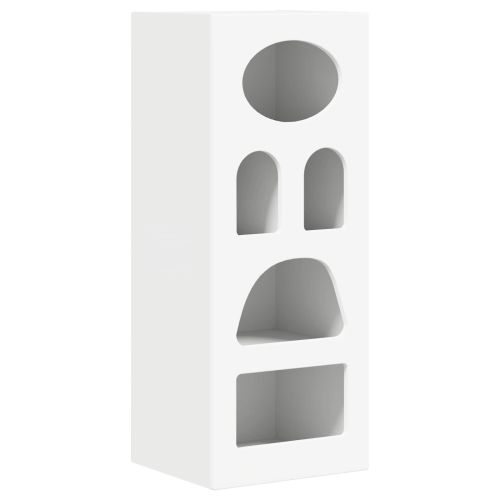 Служебен шкаф Бяло 40 x 35 x 100,5 см Инженерно дърво