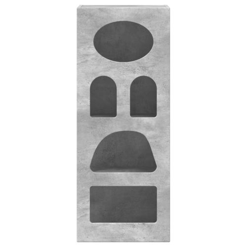 Служебен шкаф Циментено сиво 40 x 35 x 100,5 см Инженерно дърво