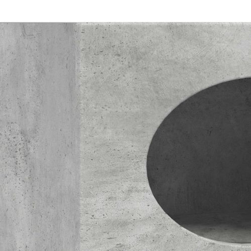 Служебен шкаф Циментено сиво 40 x 35 x 100,5 см Инженерно дърво