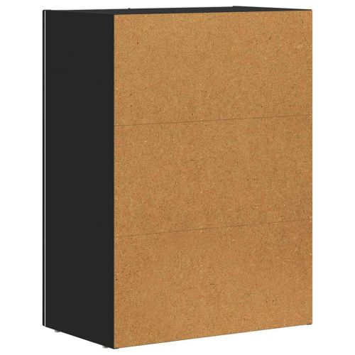 Служебен шкаф ELST Черно 59 x 35 x 80.5 см Инженерно дърво