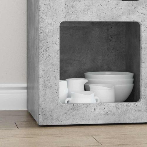 Служебен шкаф ELST Циментено сиво 59 x 35 x 80.5 см