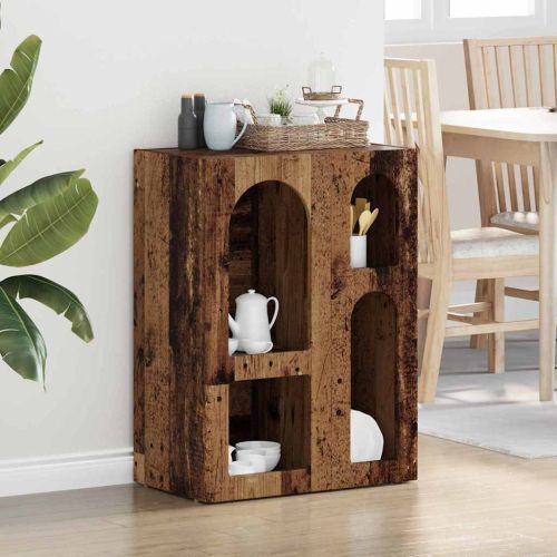 Служебен шкаф Старо дърво 59 x 35 x 80.5 см Инженерно дърво