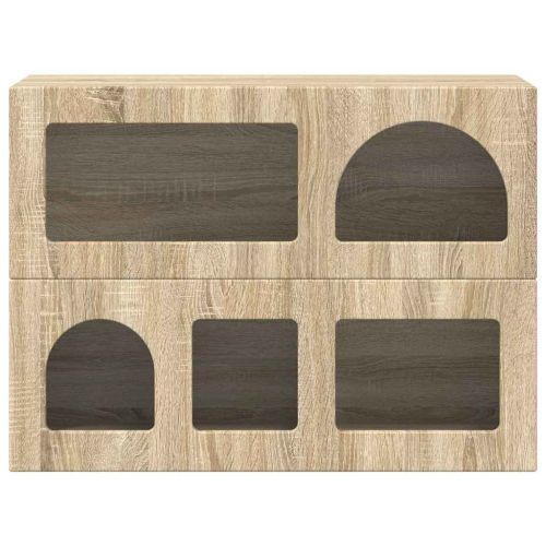 Служебен шкаф Сонома дъб 80.5 x 35 x 59 см Инженерно дърво