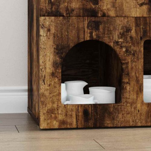 Служебен шкаф Димян дъб 80.5 x 35 x 59 см Инженерно дърво