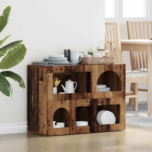 Служебен шкаф Старо дърво 80.5 x 35 x 59 см Инженерно дърво