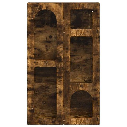 Висящ шкаф с рафт Димян дъб 59 x 20 x 100 см Инженерно дърво