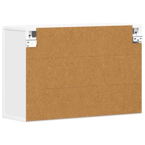 Висящ шкаф с рафт ELST Бяло 60 x 20 x 40 см Инженерно дърво